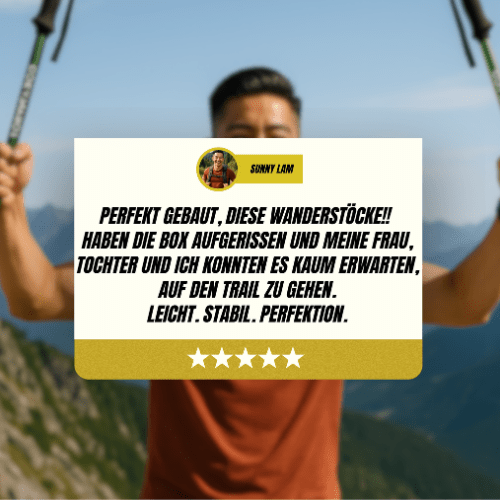 PeakPath teleskopiske trekkingstave — højdejusterbart design, lette ergonomiske håndtag