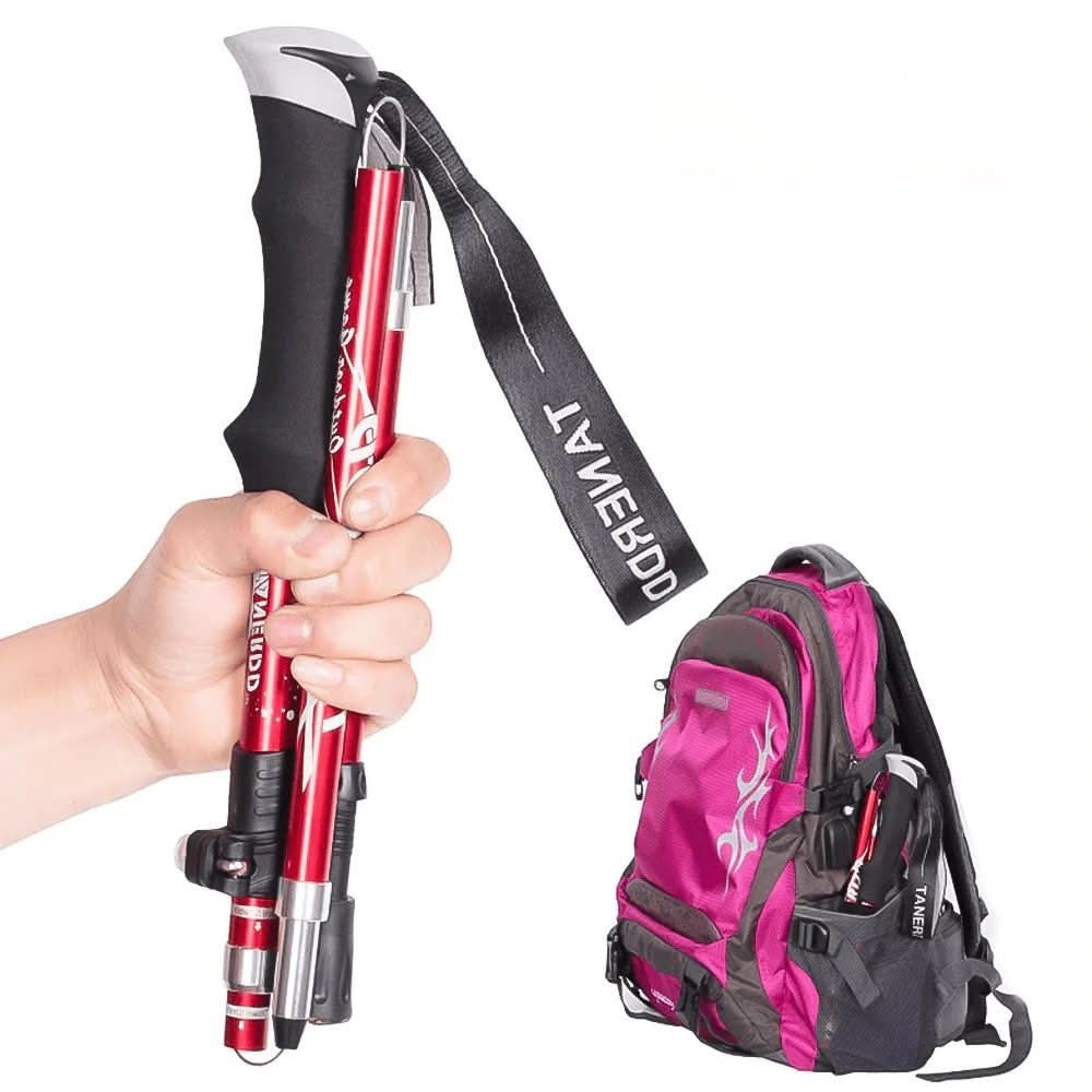 PeakPath teleskopiske trekkingstave — højdejusterbart design, lette ergonomiske håndtag