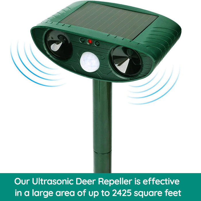Solar Ultrasonic Animal Deterrent For Garden And Yard Pest Protection