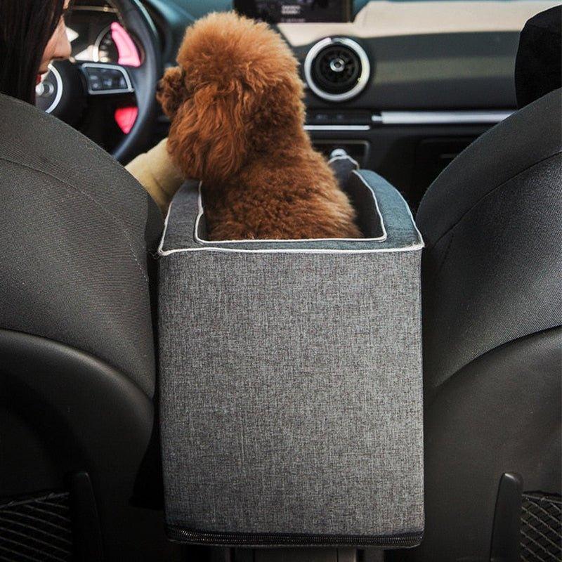 Trasportino da viaggio PetVoyage — Interno imbottito, pettorina di sicurezza, punti di fissaggio sicuri