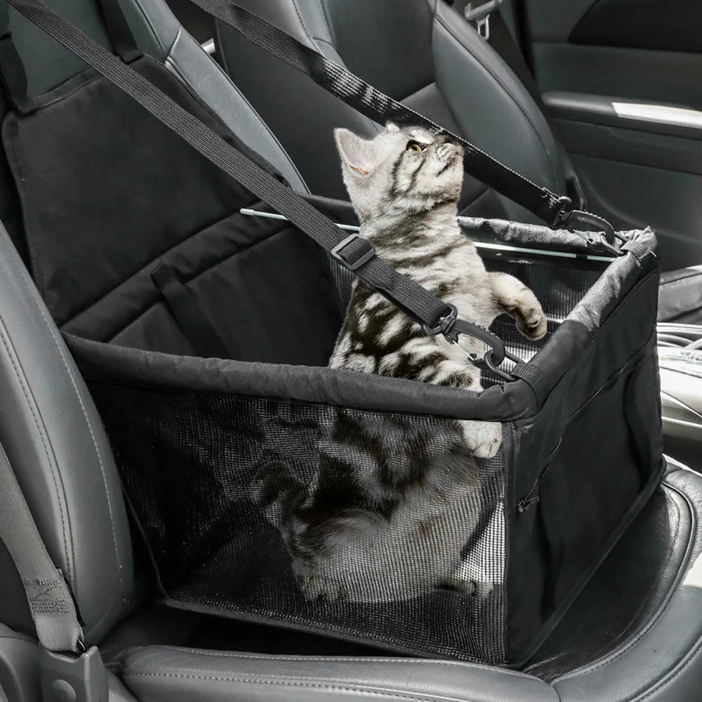 Trasportino pieghevole impermeabile per animali — Compatibile con il sedile dell'auto, borsa da viaggio ripiegabile