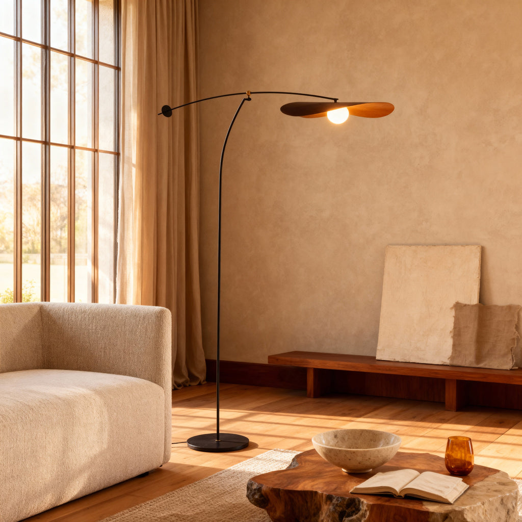 AsterArc Modern Floor Lamp With Arc Feature For Living Areas Sleek Modern Look For Living Spaces