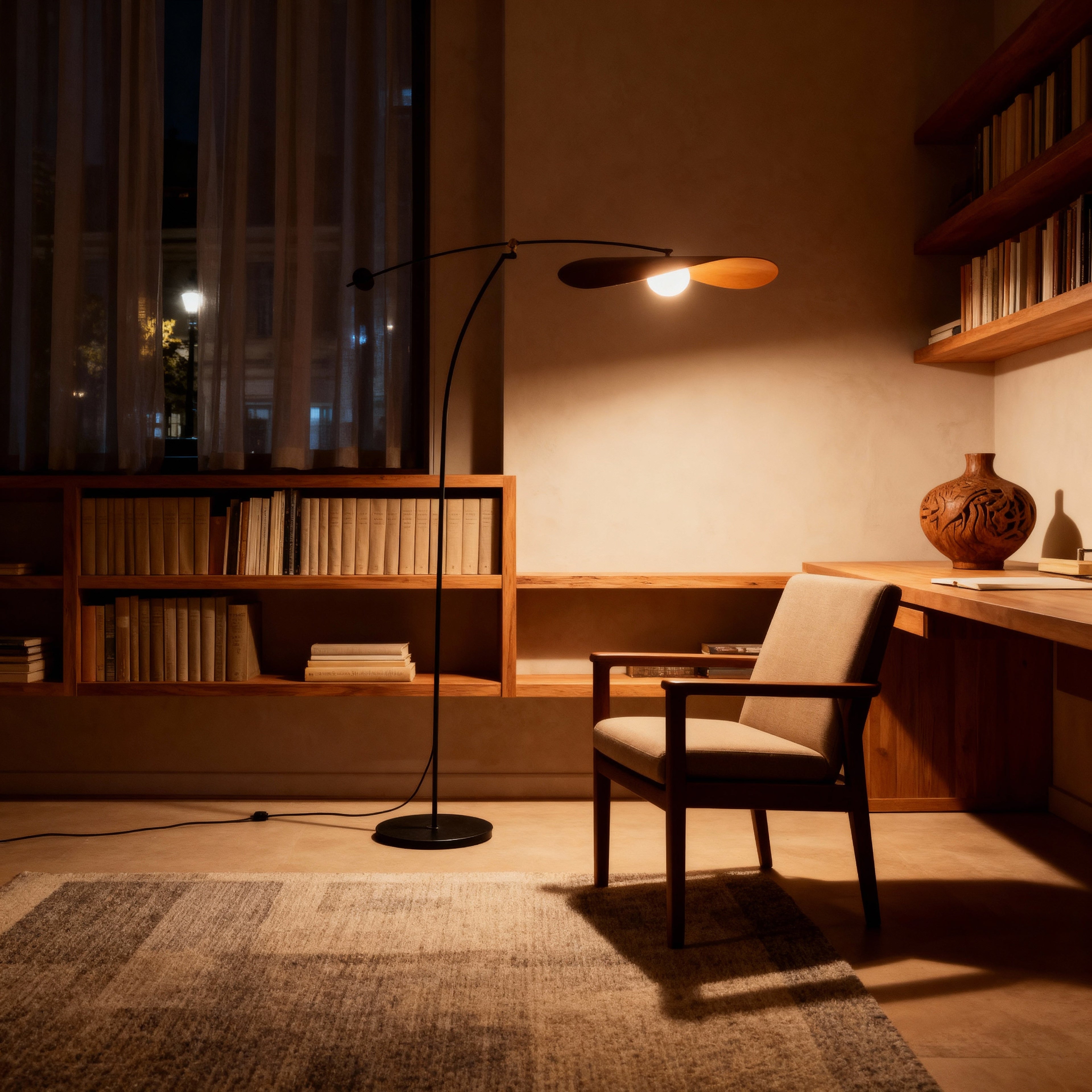 AsterArc Modern Floor Lamp With Arc Feature For Living Areas Sleek Modern Look For Living Spaces