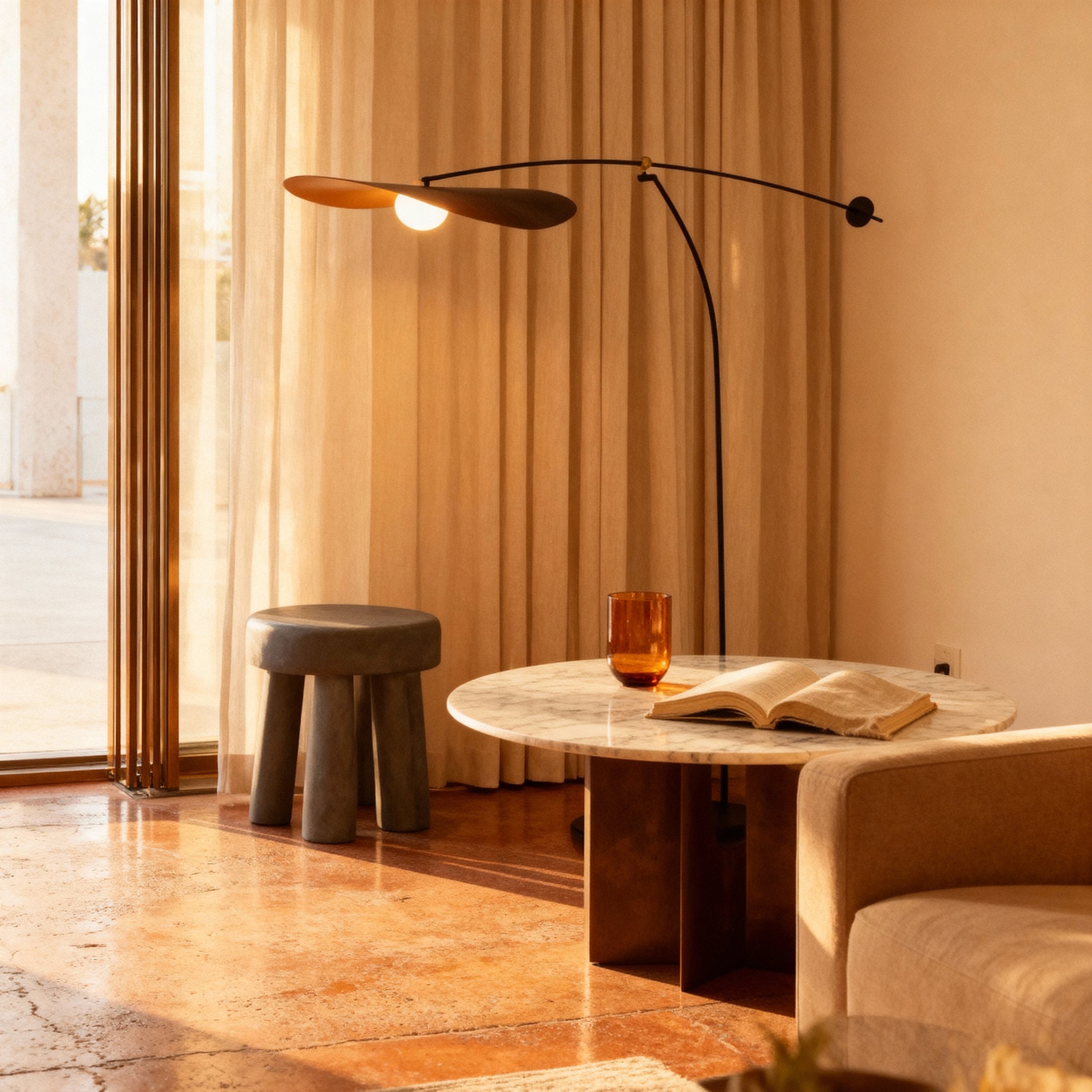 AsterArc Modern Floor Lamp With Arc Feature For Living Areas Sleek Modern Look For Living Spaces