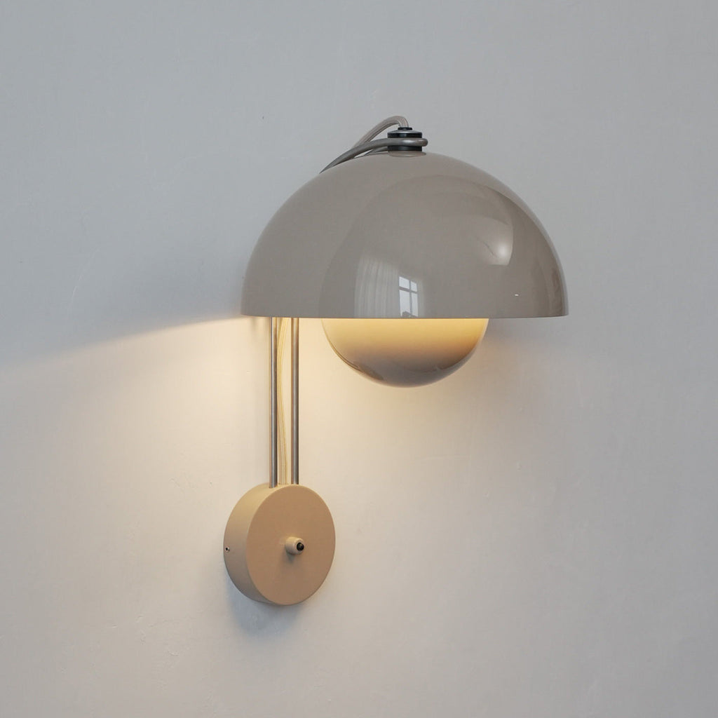 VP9 Wall Lamp With Double Dome Design In 13 Colors, Dimmable E26/E27