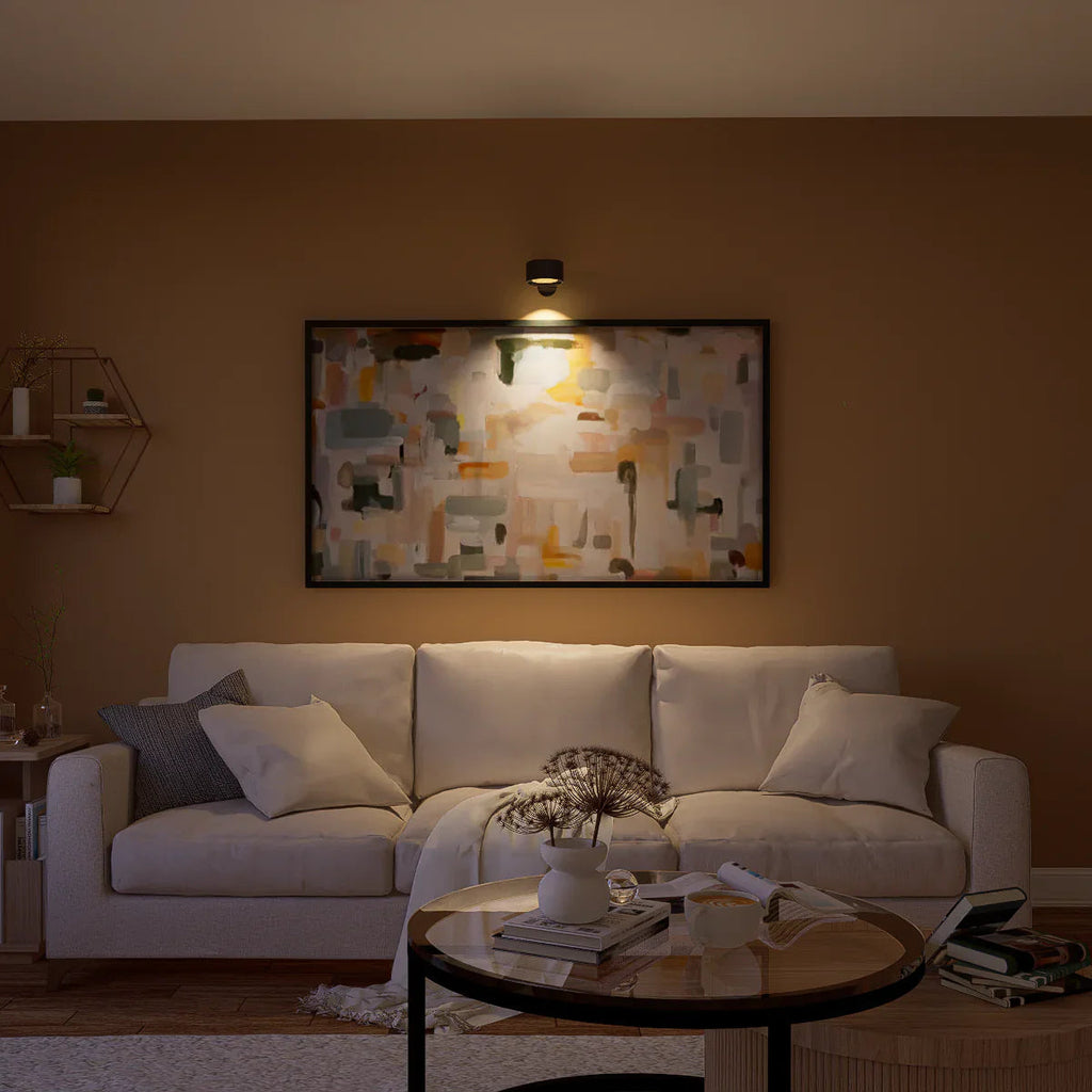 Pivot Easy-Stick trådløs vegglampe — 360 graders magnetisk rotasjon, justerbar lysstyrke
