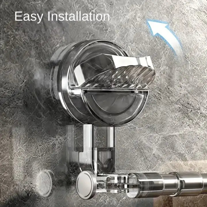 Stainless Steel Telescoping Towel Bar With Suction Cups, 60-120 Cm, No Drilling