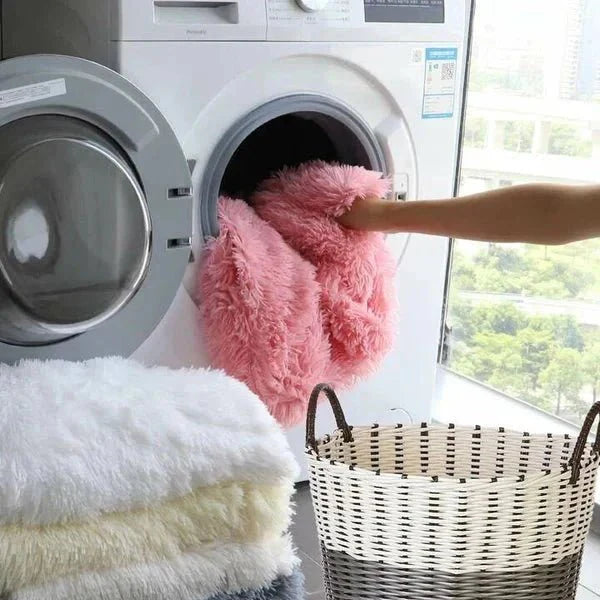 Completo copripiumino morbido in velluto effetto peluche