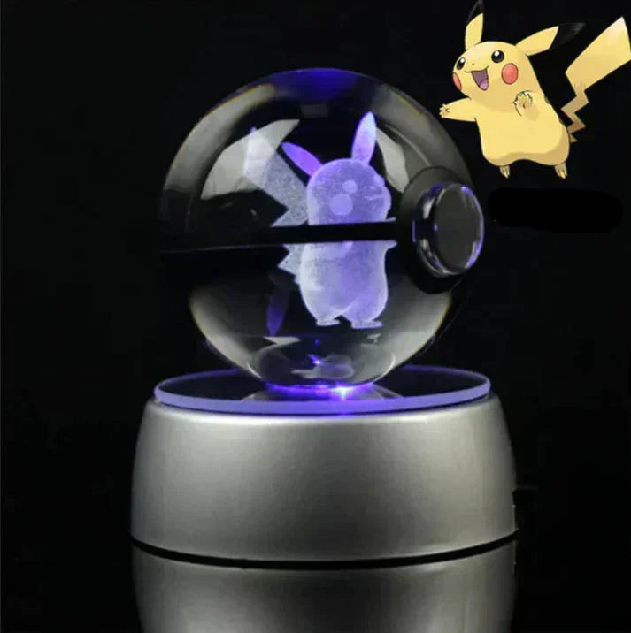 Veilleuse compacte Poki Bol - Lueur chaleureuse d’un cristal mystique