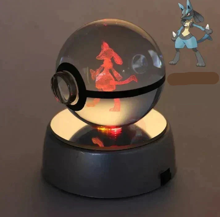 Veilleuse compacte Poki Bol - Lueur chaleureuse d’un cristal mystique