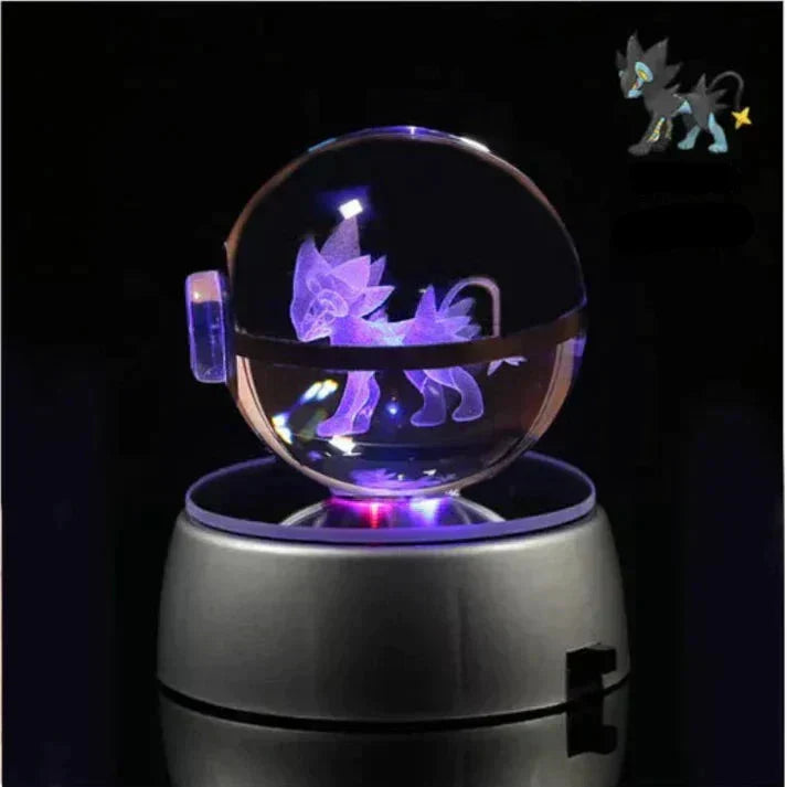 Veilleuse compacte Poki Bol - Lueur chaleureuse d’un cristal mystique