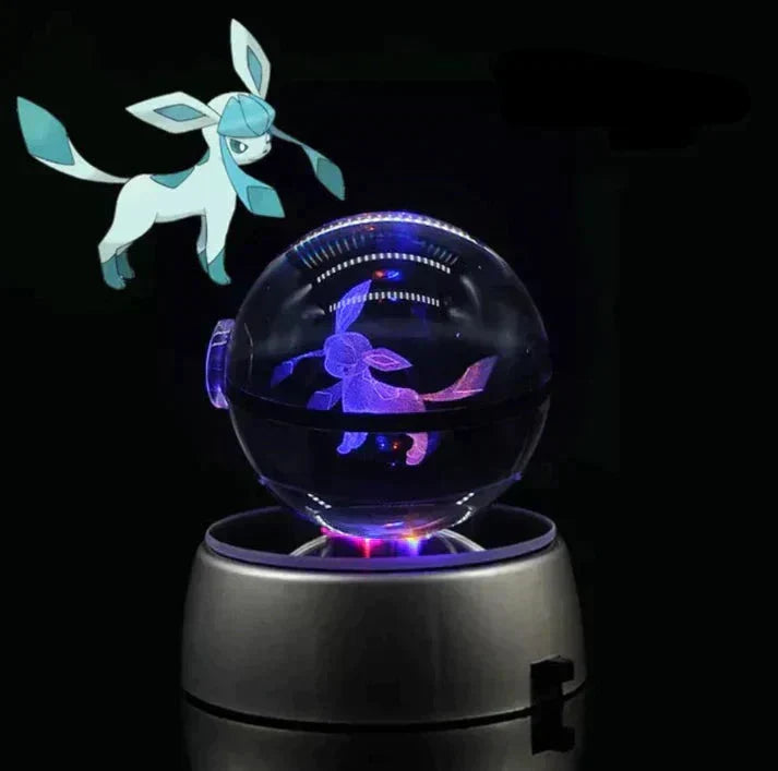 Veilleuse compacte Poki Bol - Lueur chaleureuse d’un cristal mystique