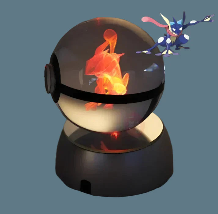 Veilleuse compacte Poki Bol - Lueur chaleureuse d’un cristal mystique