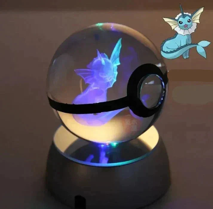 Veilleuse compacte Poki Bol - Lueur chaleureuse d’un cristal mystique