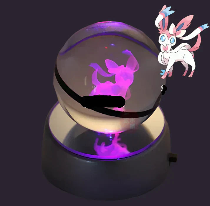 Veilleuse compacte Poki Bol - Lueur chaleureuse d’un cristal mystique