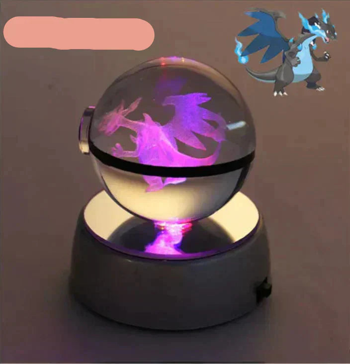 Veilleuse compacte Poki Bol - Lueur chaleureuse d’un cristal mystique