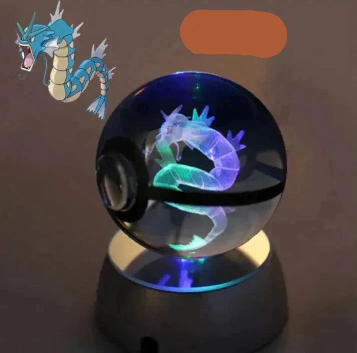 Veilleuse compacte Poki Bol - Lueur chaleureuse d’un cristal mystique