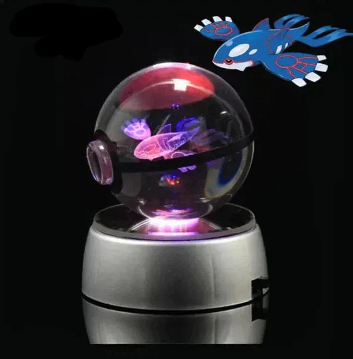 Veilleuse compacte Poki Bol - Lueur chaleureuse d’un cristal mystique
