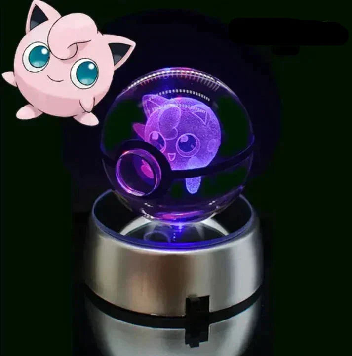 Veilleuse compacte Poki Bol - Lueur chaleureuse d’un cristal mystique