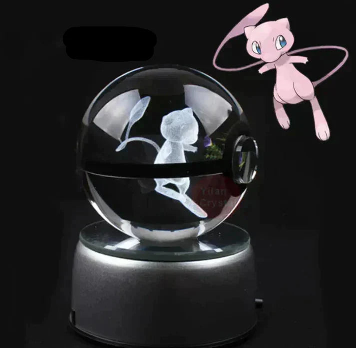 Veilleuse compacte Poki Bol - Lueur chaleureuse d’un cristal mystique