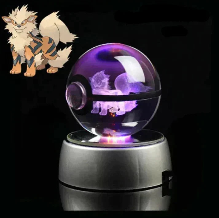 Veilleuse compacte Poki Bol - Lueur chaleureuse d’un cristal mystique