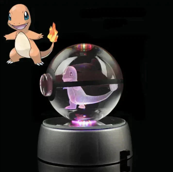 Veilleuse compacte Poki Bol - Lueur chaleureuse d’un cristal mystique