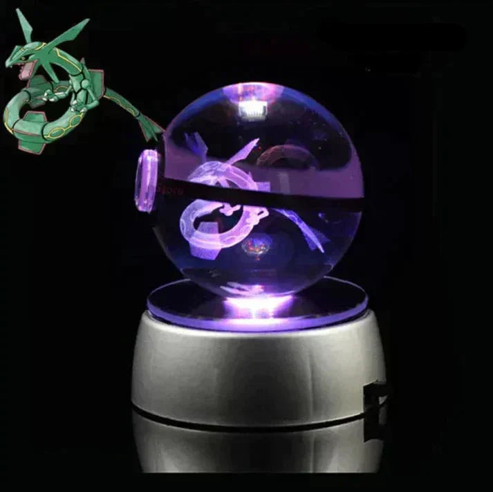 Veilleuse compacte Poki Bol - Lueur chaleureuse d’un cristal mystique