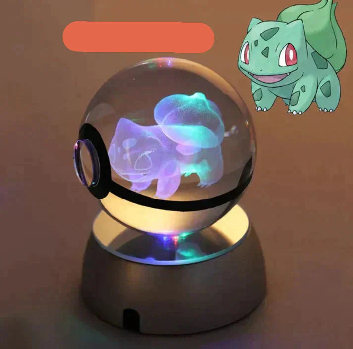 Veilleuse compacte Poki Bol - Lueur chaleureuse d’un cristal mystique