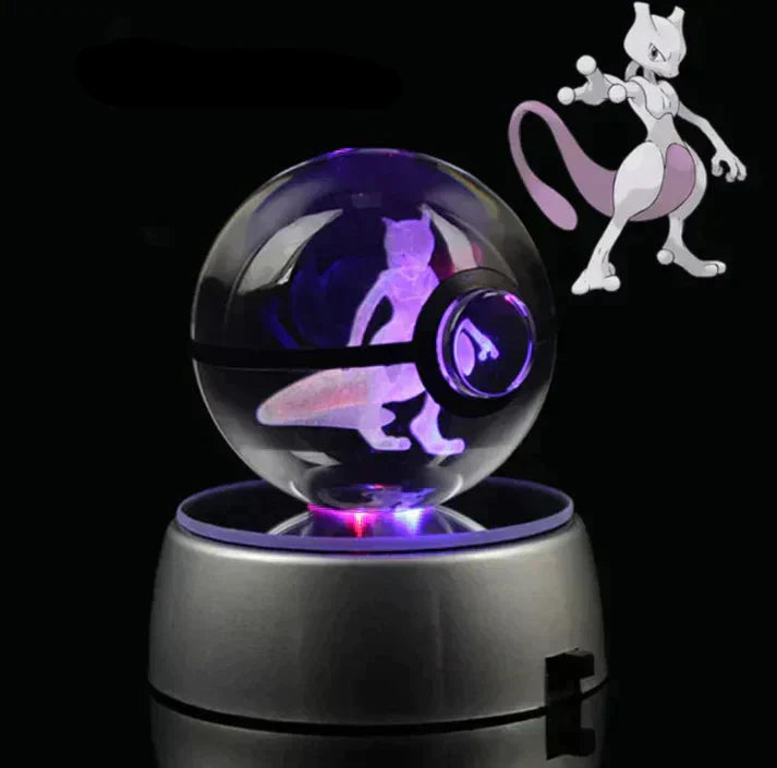 Veilleuse compacte Poki Bol - Lueur chaleureuse d’un cristal mystique