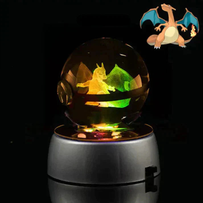 Veilleuse compacte Poki Bol - Lueur chaleureuse d’un cristal mystique