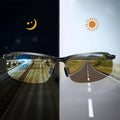 Lunettes de soleil polarisées photochromiques automatiques — verres à adaptation dynamique à la luminosité