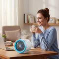 Ventilatore rinfrescante portatile — Illuminazione LED integrata e panetti di ghiaccio in gel