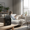 Raffrescatore evaporativo compatto — Ventilatore nebulizzatore portatile e leggero, flusso d'aria direzionale costante