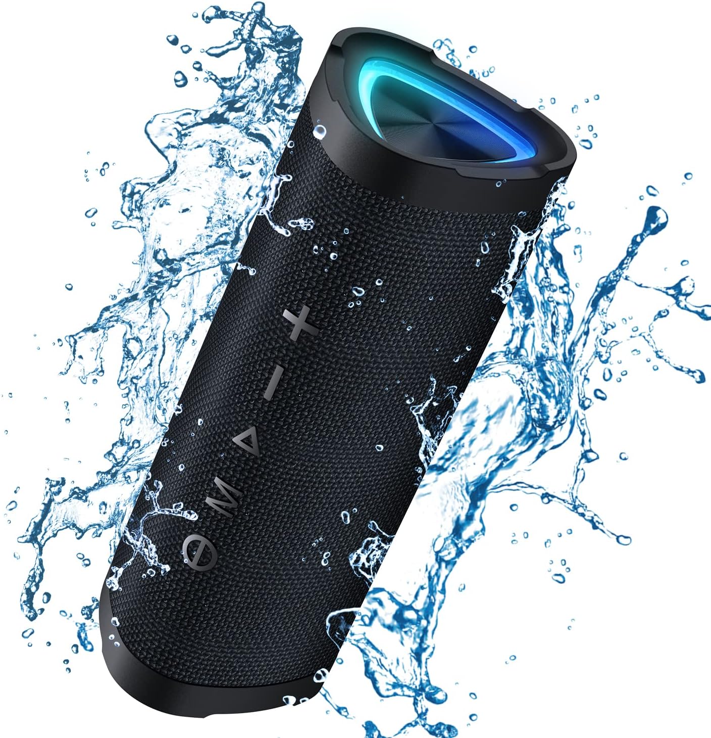 Boxă stereo Bluetooth de 24 W — impermeabilă IPX7, design compact, de dimensiunea palmei
