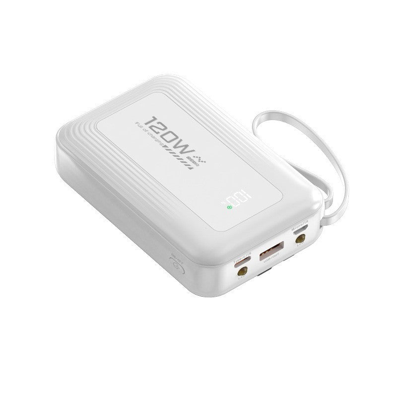 Powerbank på 10000mAh — smart opladningsinterface, LED-display med høj synlighed