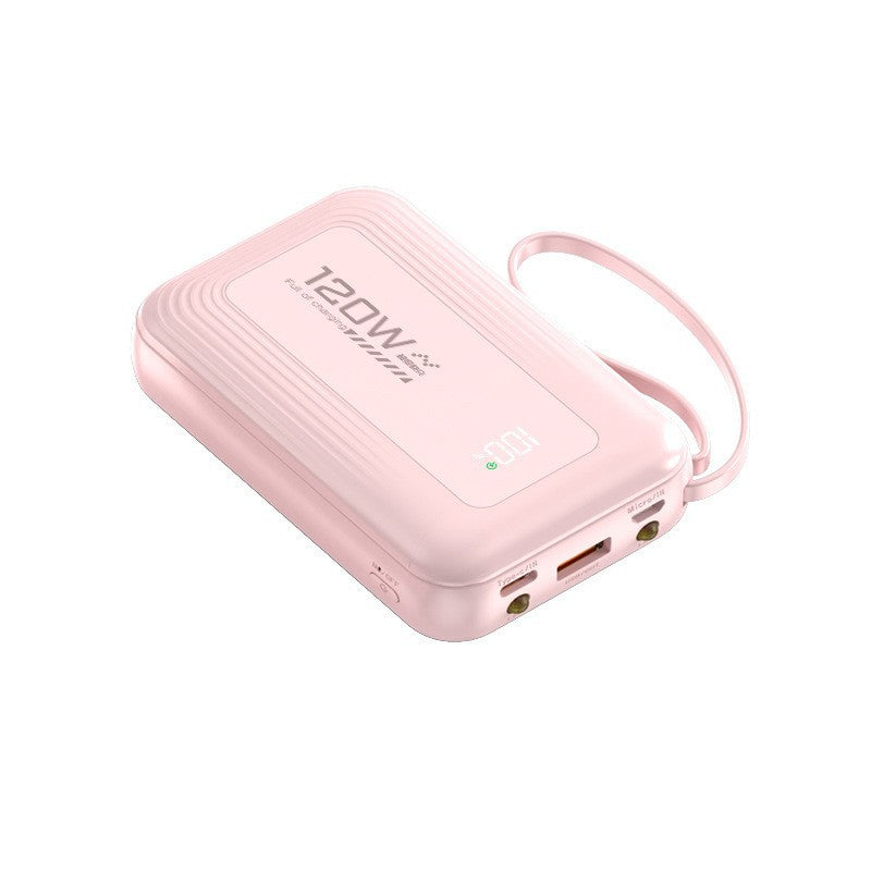 Powerbank på 10000mAh — smart opladningsinterface, LED-display med høj synlighed