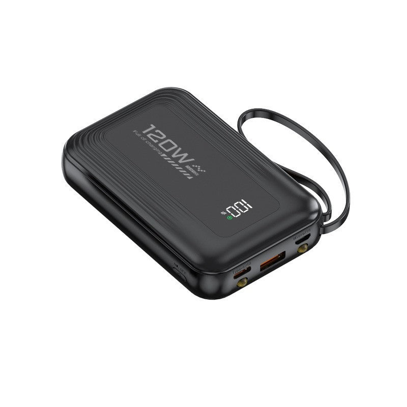 Powerbank på 10000mAh — smart opladningsinterface, LED-display med høj synlighed