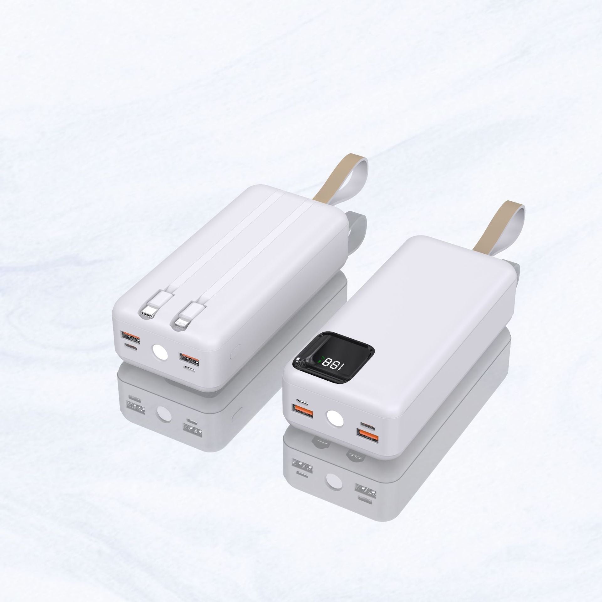 High-Capacity Power Bank — Digital Display Screen
