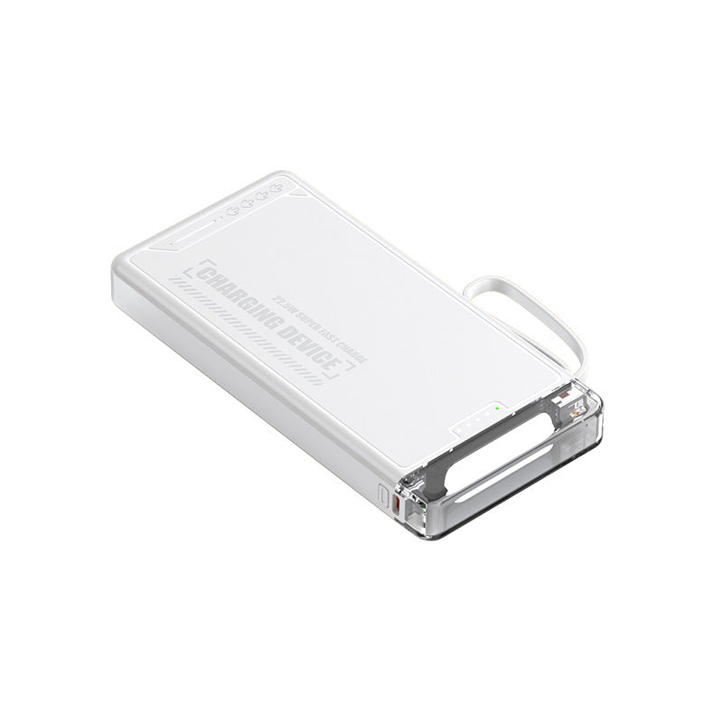 Compacte powerbank met snellaadfunctie – draagbare oplader met led-display