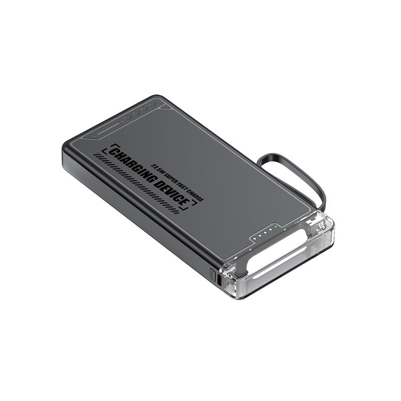 Compacte powerbank met snellaadfunctie – draagbare oplader met led-display