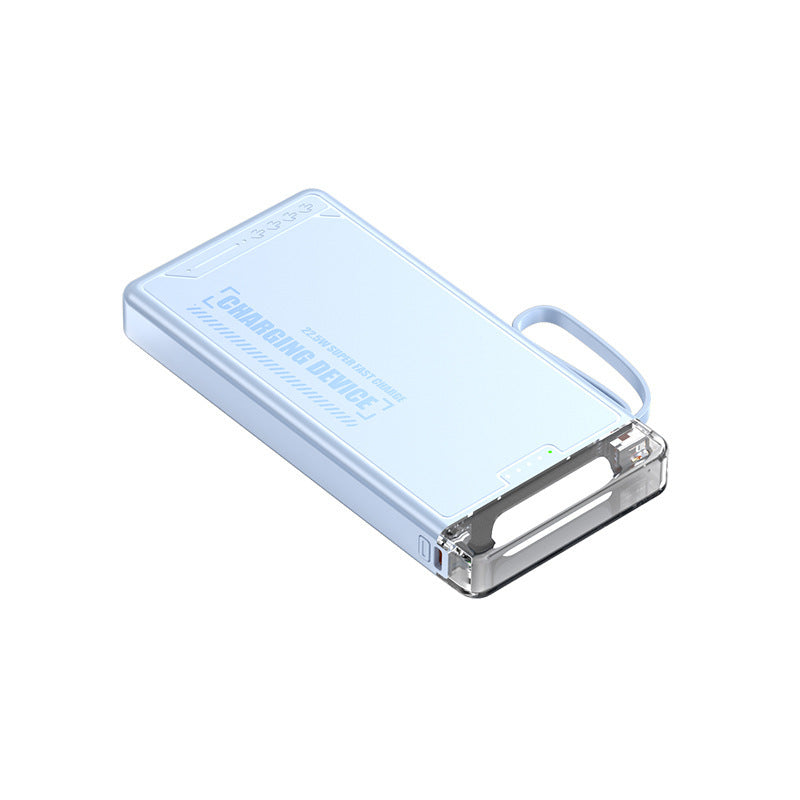 Compacte powerbank met snellaadfunctie – draagbare oplader met led-display