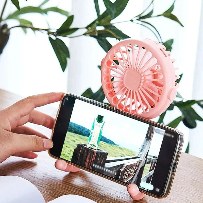 COOLCLIP hordozható csíptetős ventilátor - USB-ről tölthető, 3 fokozatú légáramlás, állítható kialakítás