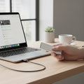 Slank bærbar ekstern SSD — USB 3.2-højhastighedsoverførsel