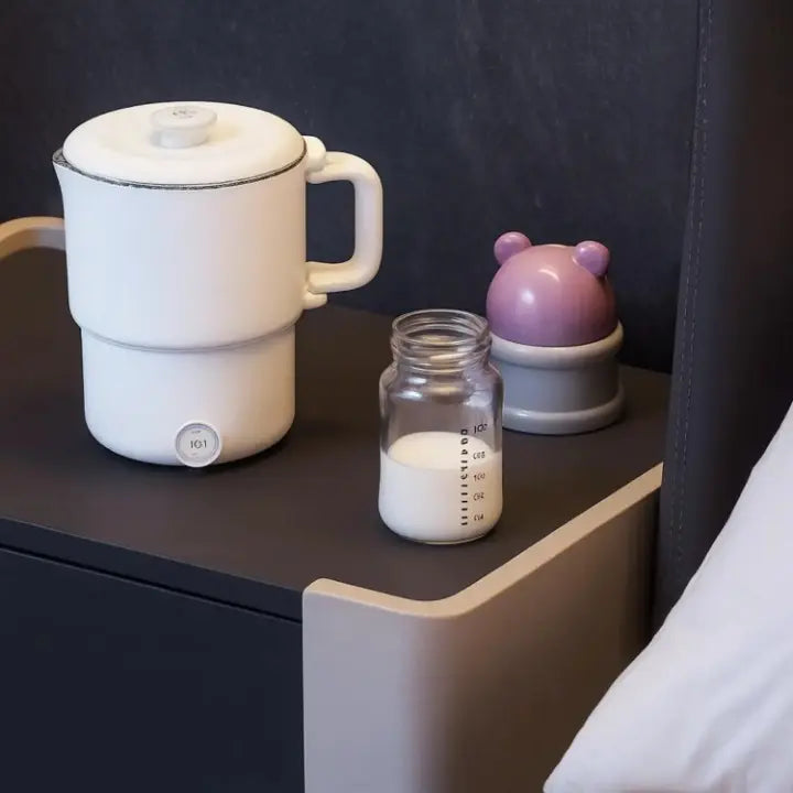 Kompakt sammenleggbar vannkoker – lett design for rask oppkoking