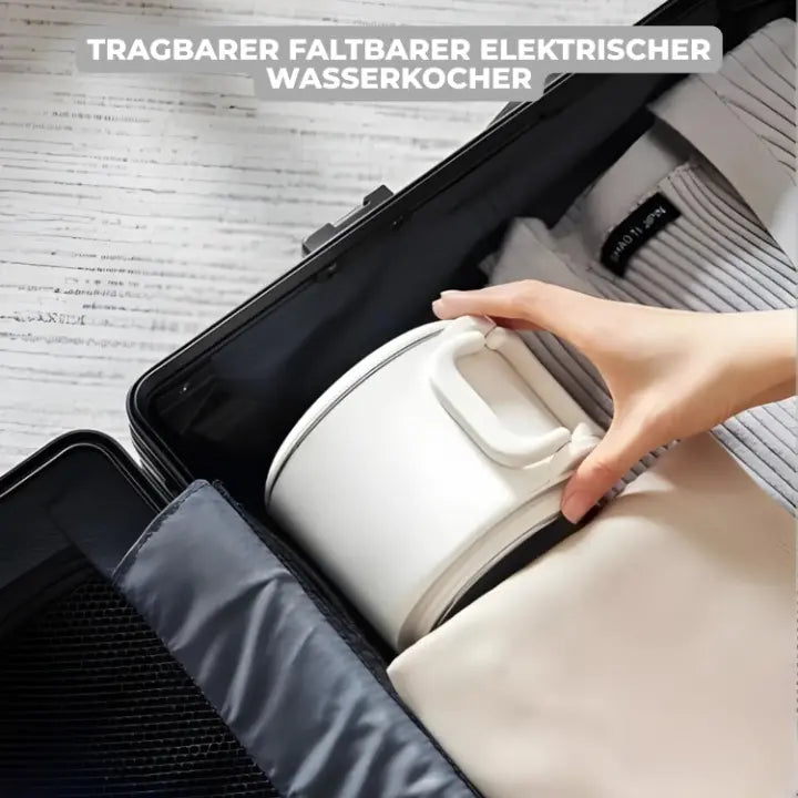 Kompakt sammenleggbar vannkoker – lett design for rask oppkoking