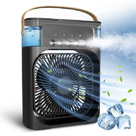 USB-s hordozható hűtőventilátor és párologtató hűtő – két funkció, állítható sebesség