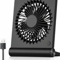 Ventilador de mesa compacto con alimentación USB — estructura plegable y diseño portátil ligero