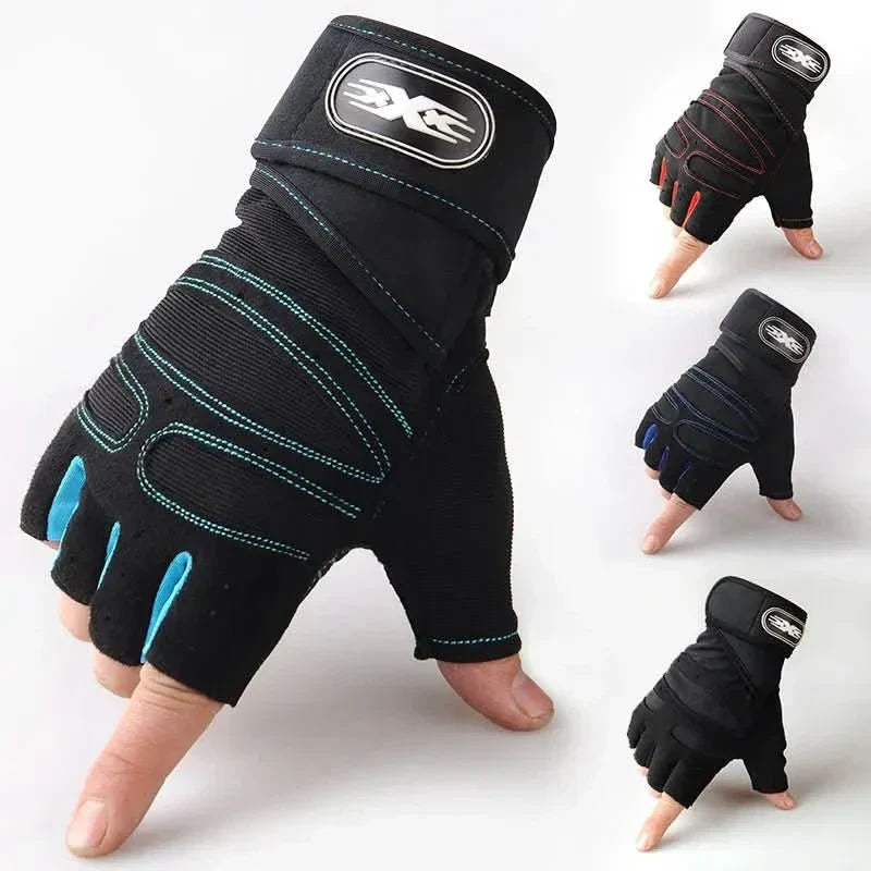 Luvas de ginásio PowerGrip — Proteção contra impactos e suporte para os pulsos