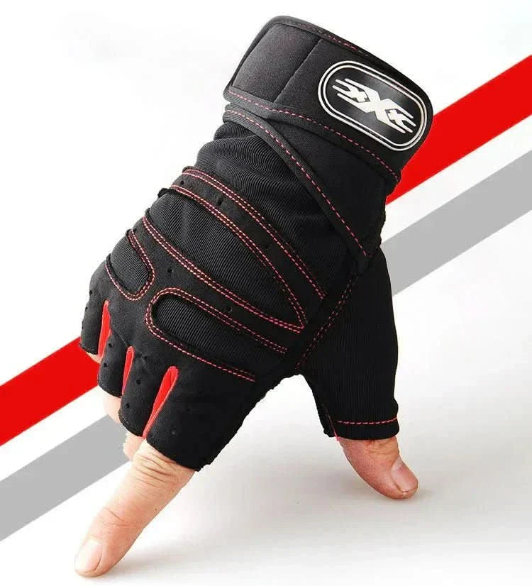 Luvas de ginásio PowerGrip — Proteção contra impactos e suporte para os pulsos