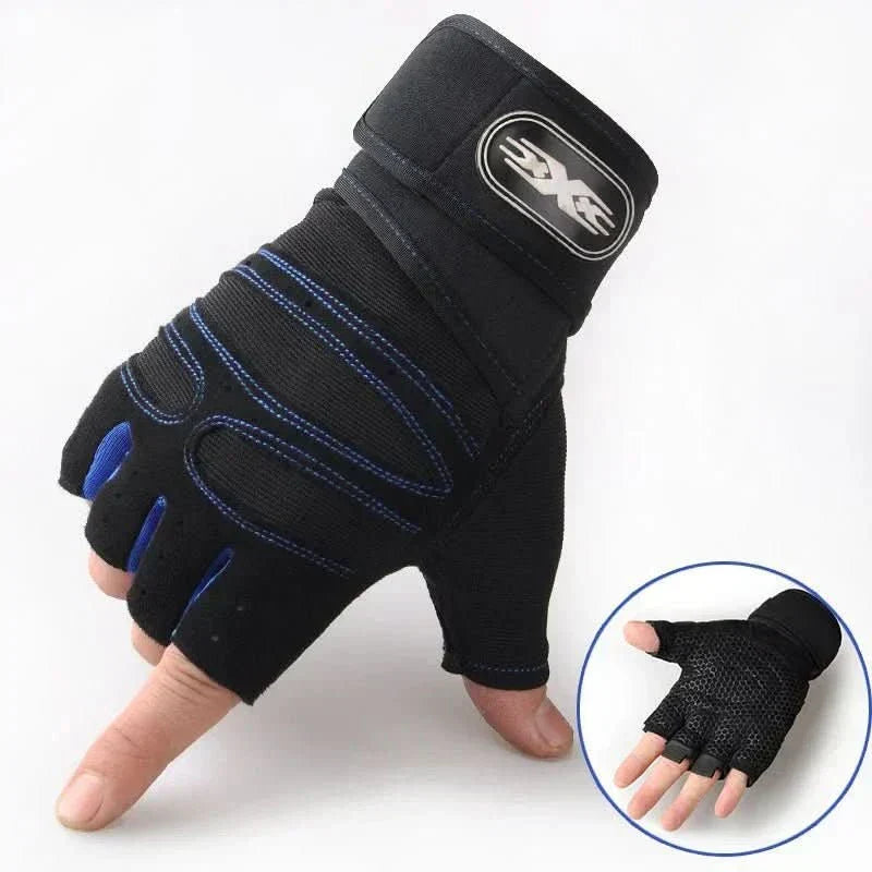 Luvas de ginásio PowerGrip — Proteção contra impactos e suporte para os pulsos